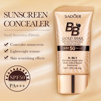 Sadoer Gold Snail BB Cream SPF50+ – 5-in-1 Foundation, Concealer, Moisturizer & Sunscreen | Buyer's Choice