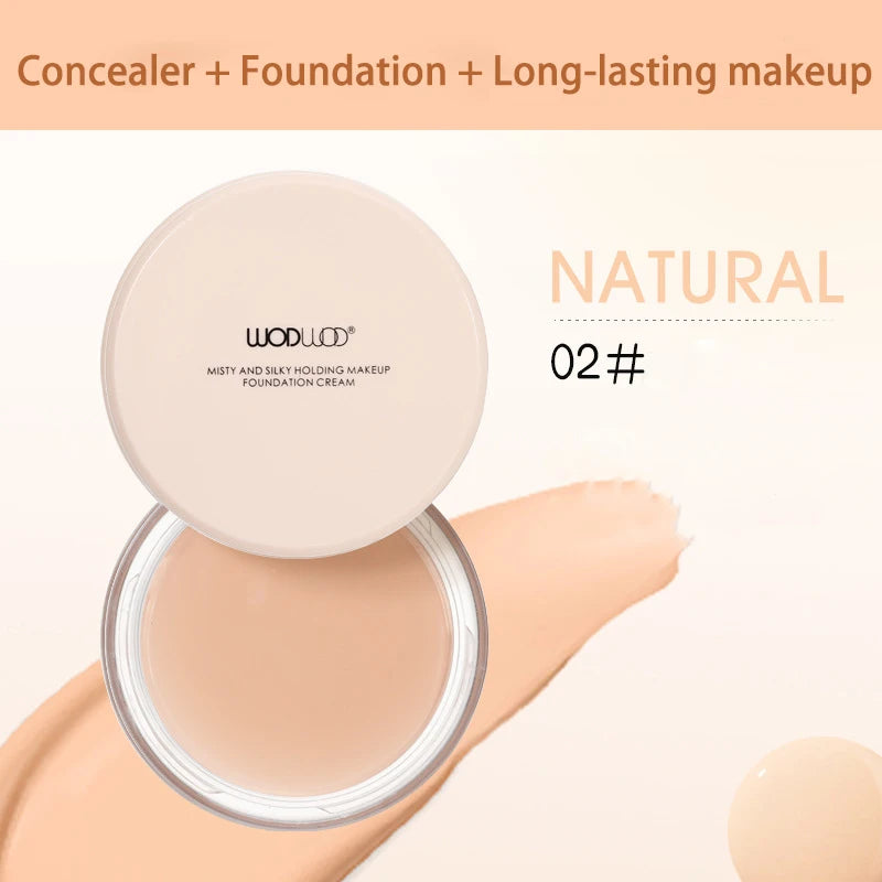 Mousse Cushion Foundation – Korean Matte Finish, Waterproof & High Coverage (15g)