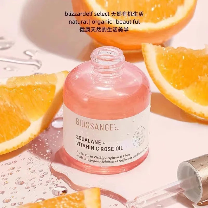 Rose & Blue Copper Peptide Facial Essence Oil – Brightening, Moisturizing & Skin Softening (30ml)