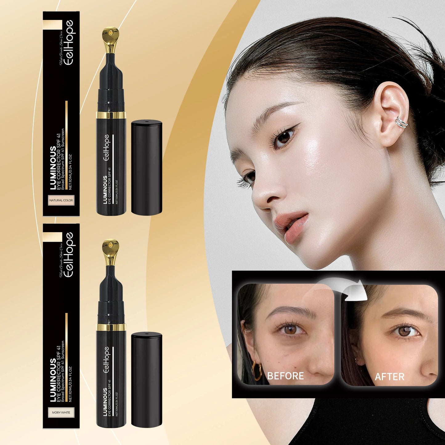 Eelhoe Concealer & Hydrating Liquid Foundation – Dark Circles, Freckles & Blemishes | Buyer's Choice