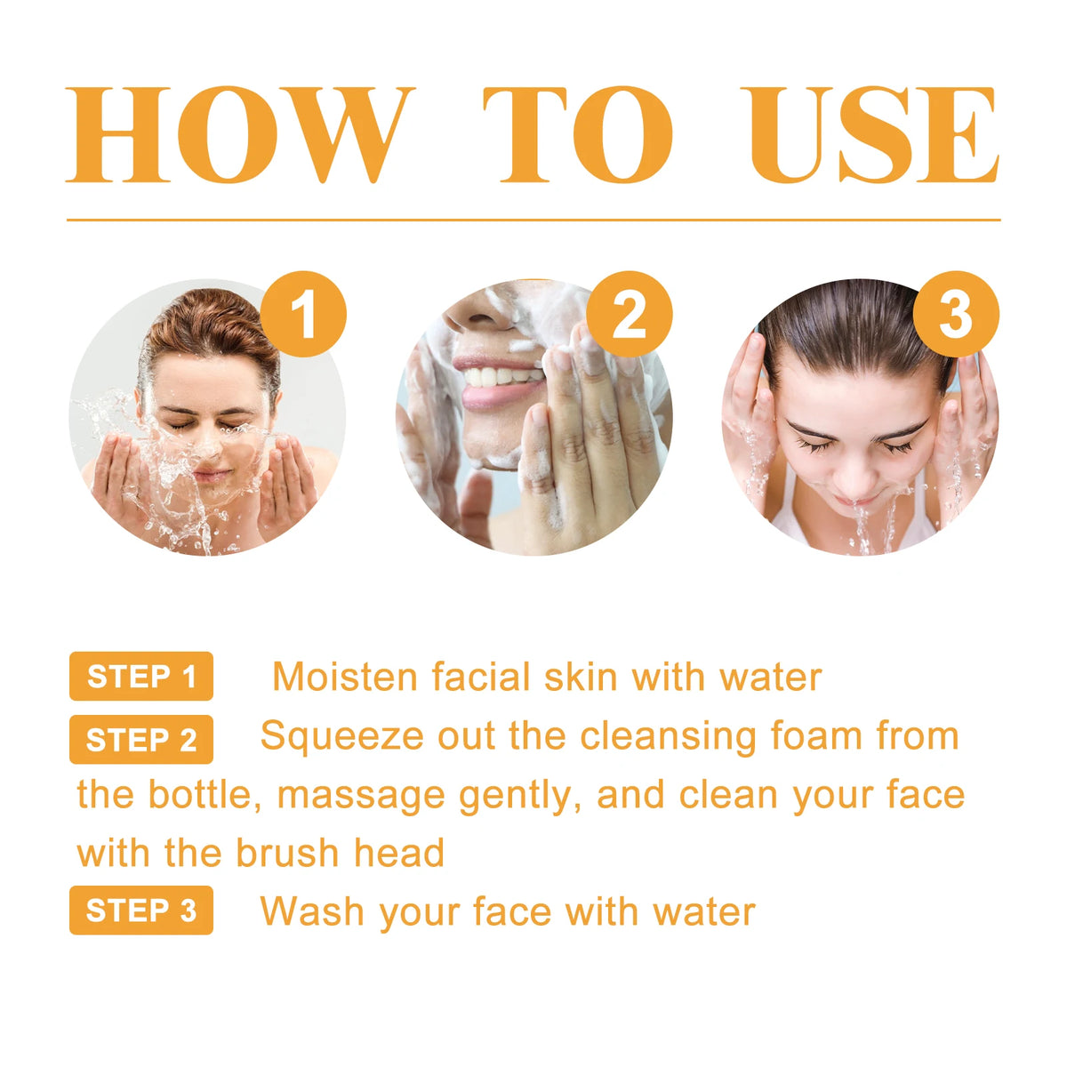 Turmeric & Kojic Acid Foaming Facial Cleanser – Blackhead Remover, Oil Control & Brightening (100ml)
