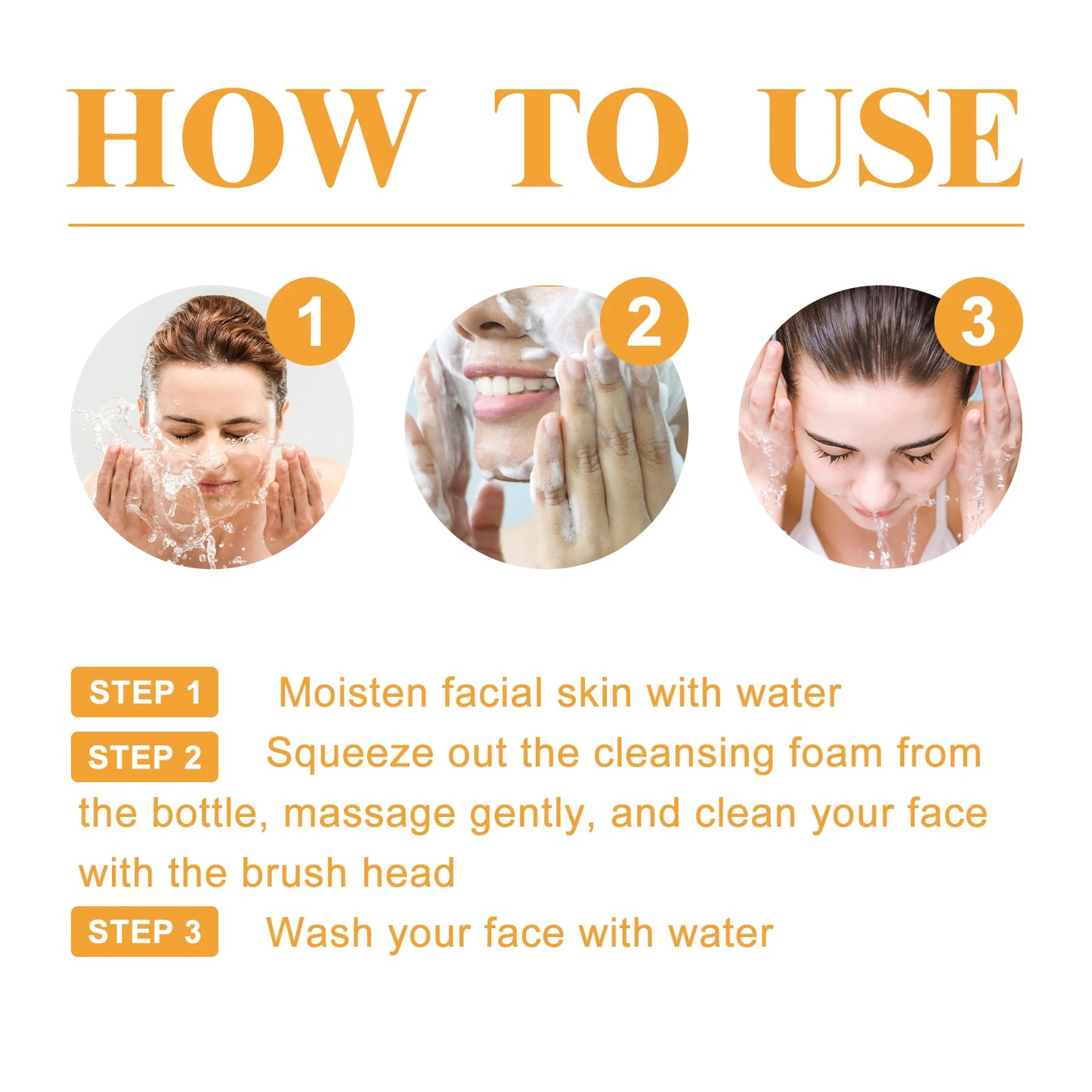 Turmeric & Kojic Acid Foaming Facial Cleanser – Blackhead Remover, Oil Control & Brightening (100ml)