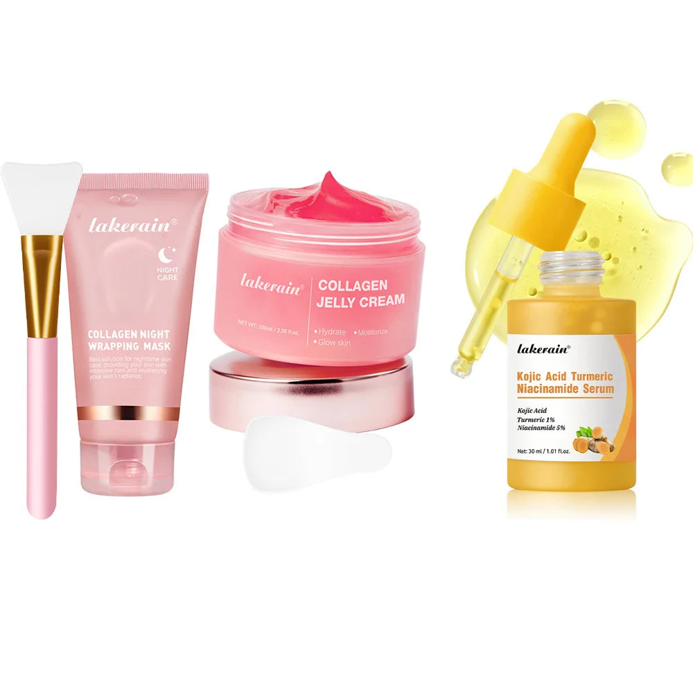 Collagen Night Wrapping Peel-Off Face Mask – Anti-Aging, Firming & Deep Hydration Overnight Skin Treatment for All Skin Types (75ml)