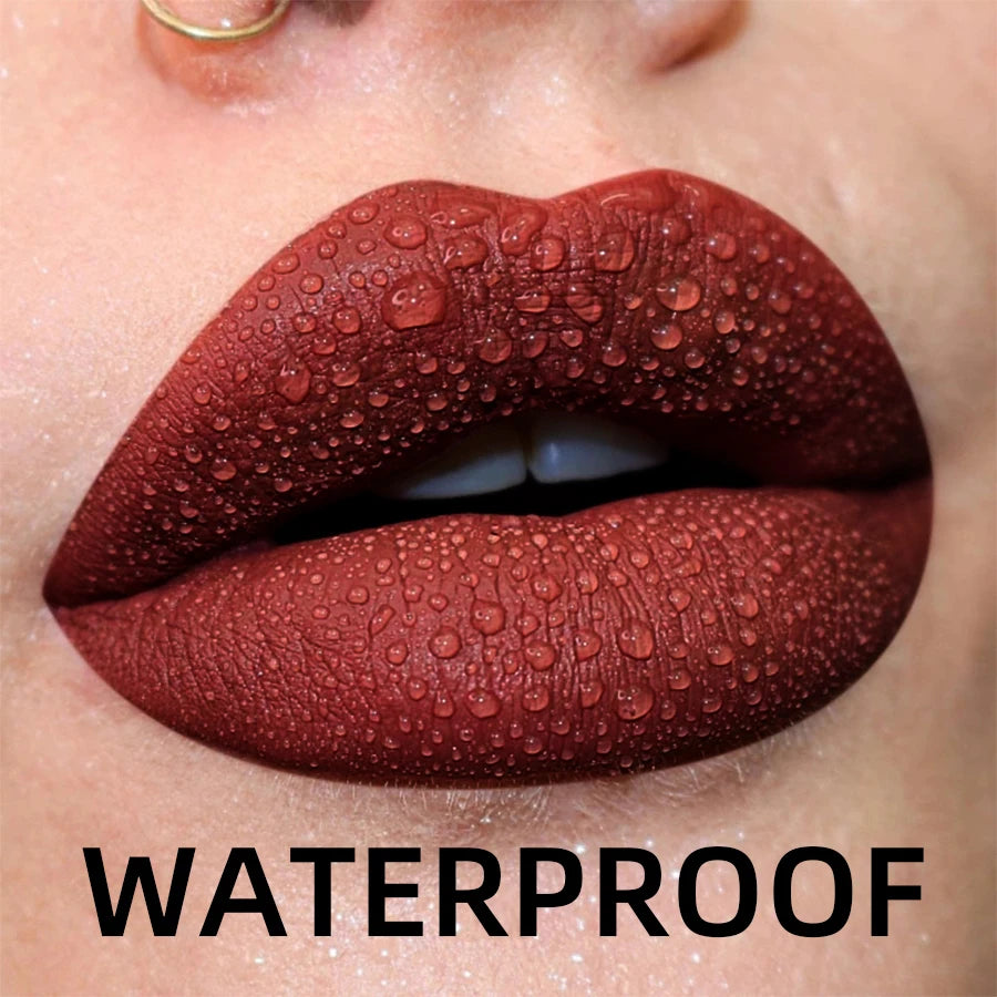Velvet Matte Lip Gloss - Waterproof Long-Lasting Lip Tint