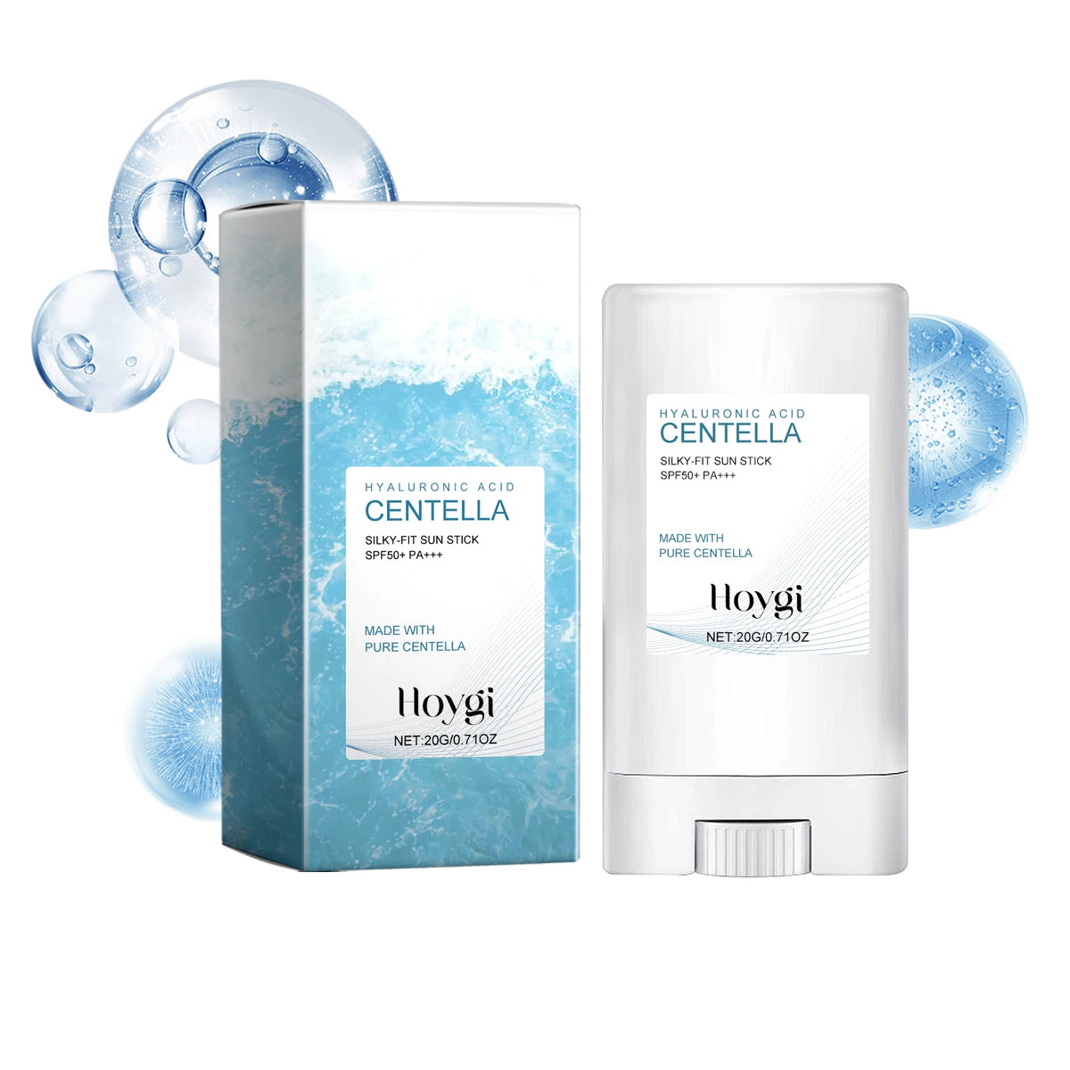Hoygi Hyaluronic Acid Sunscreen Stick SPF50+ – Oil-Free, Non-Greasy Face & Body Protection | Buyer's Choice
