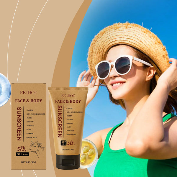 Eelhoe Cow Fat Protective Cream – Outdoor UV Protection, Moisturizing Skin Barrier | Buyer's Choice