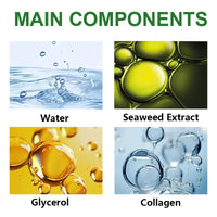 Seaweed Hyaluronic Acid Eye Masks — 60 Pcs Collagen Eye Patch for Dark Circles & Firming