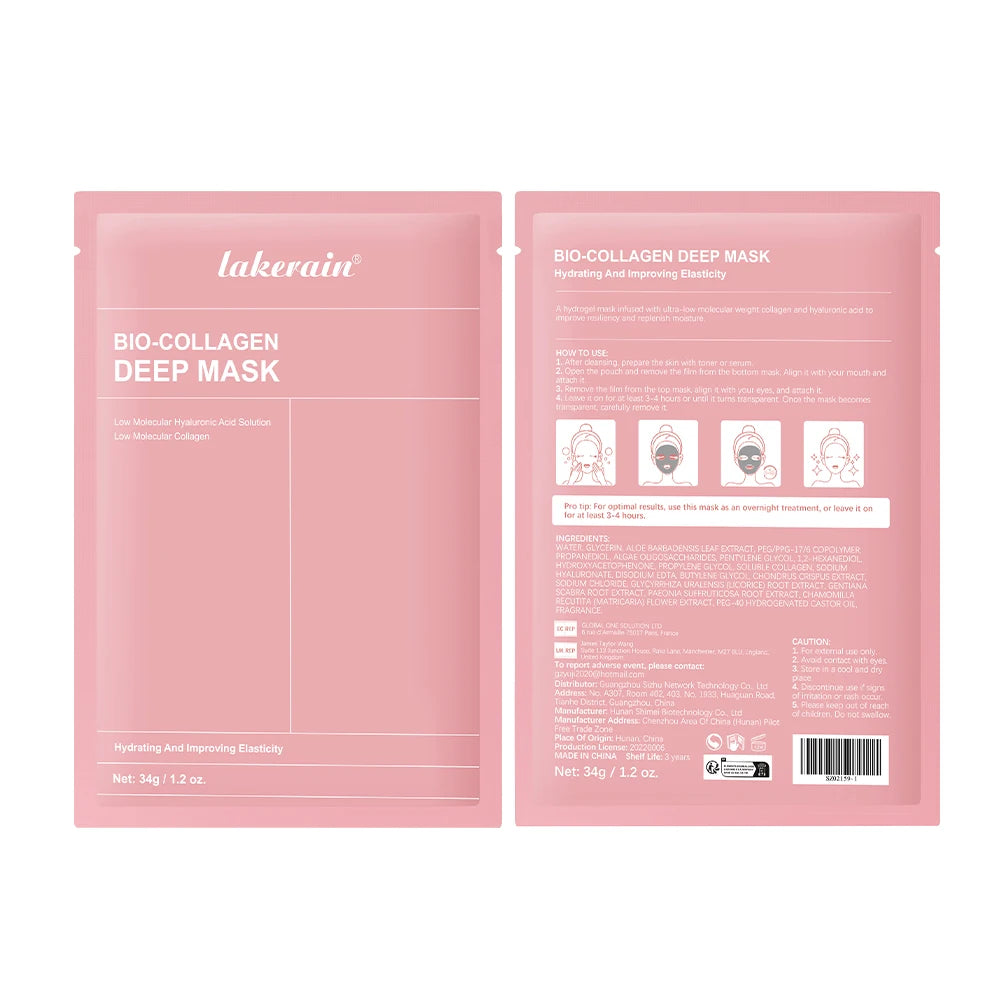 Bio-Collagen Deep Hydrogel Mask – Overnight Hydration, Pore Minimizing & Firming | ibcccndc