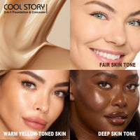 Air Cushion CC Cream Foundation | Oil Control, Matte, Full Coverage, Waterproof | 10 Shades