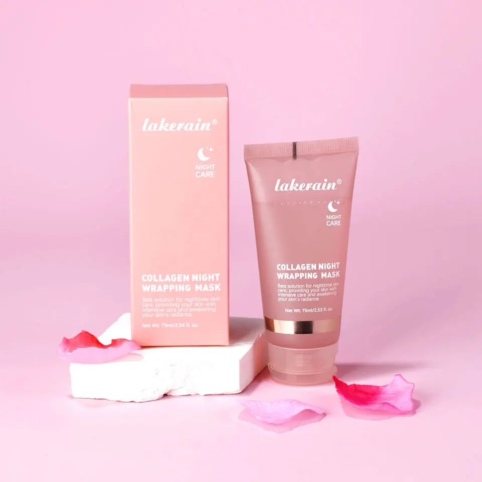 Collagen Night Wrapping Peel-Off Face Mask – Anti-Aging, Firming & Deep Hydration Overnight Skin Treatment for All Skin Types (75ml)