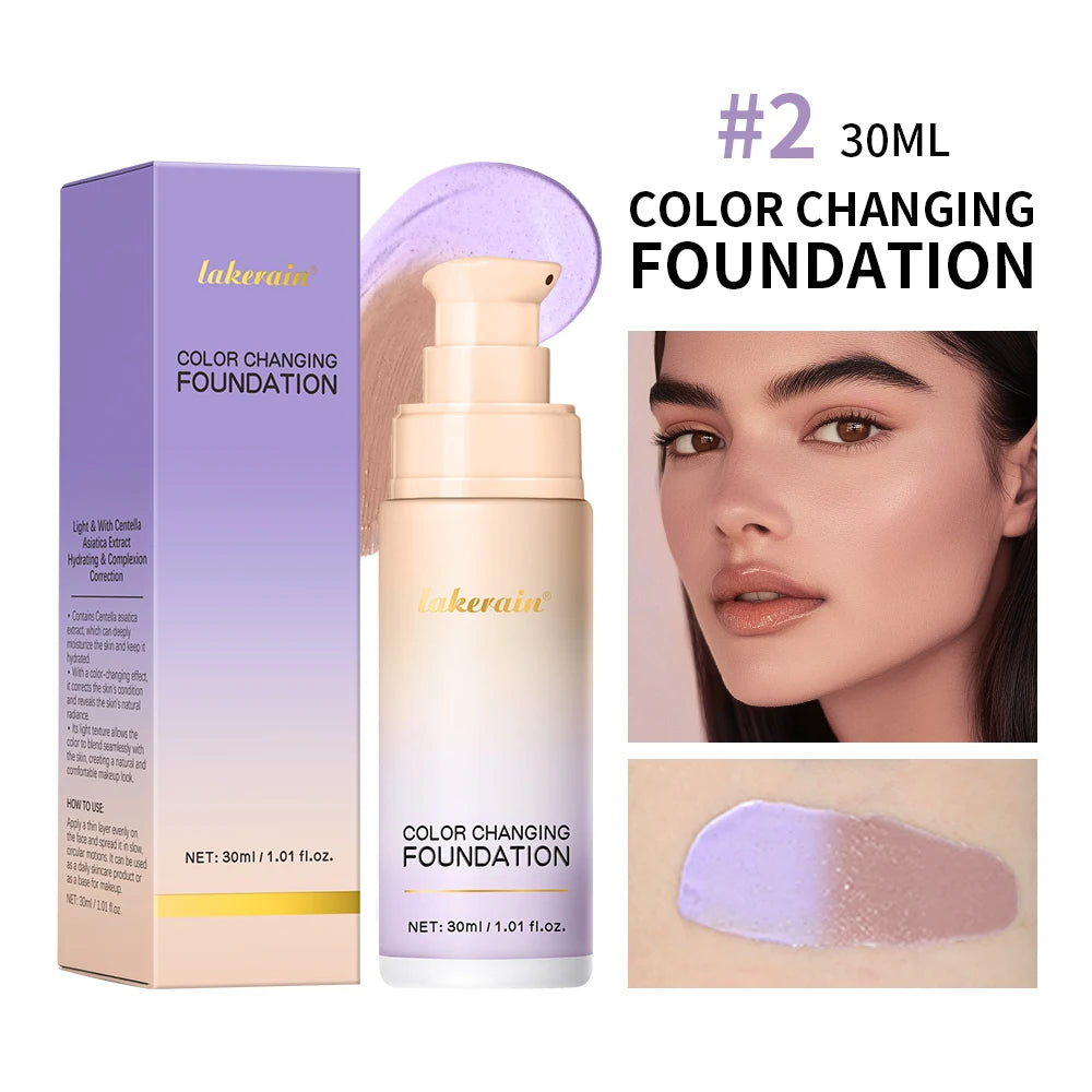 4-in-1 Color Changing Foundation – SPF30, Concealer, Moisturizer & Even Skin Tone | Buyer's Choice