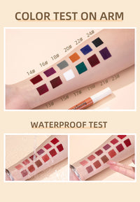 QiBest Velvet Matte Lipstick - Waterproof Long-Lasting Lip Tint