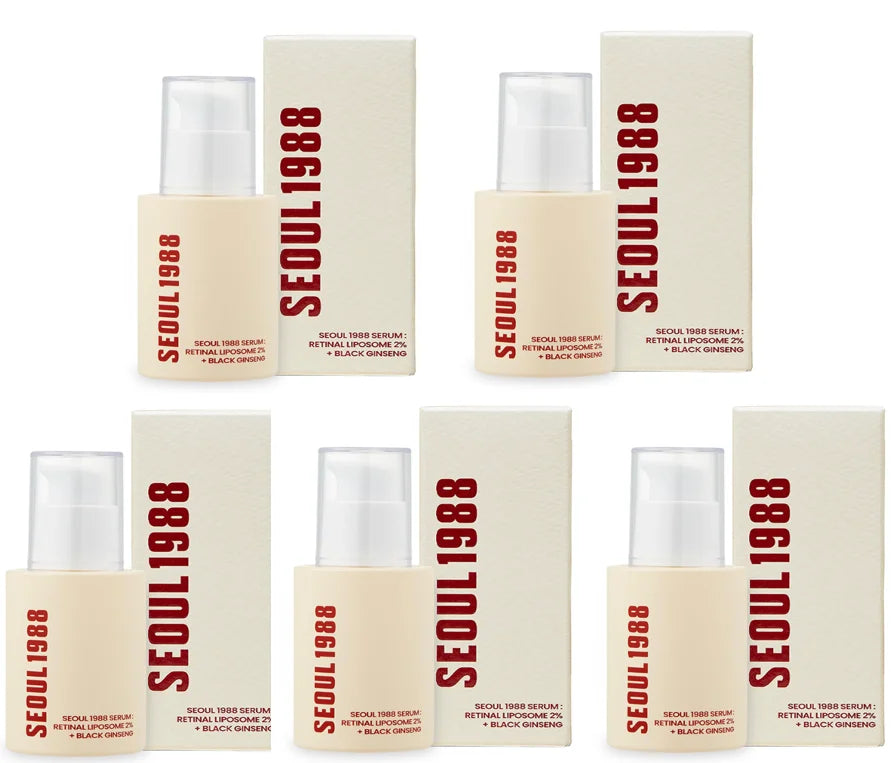 Korean Retinol Serum With Black Ginseng Niacinamide Vitamin C Anti Aging