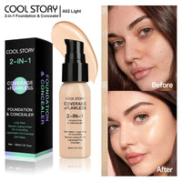 Air Cushion CC Cream Foundation | Oil Control, Matte, Full Coverage, Waterproof | 10 Shades