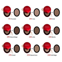 CC Cushion Foundation with Refill – 72-Hour Wear, Waterproof & Buildable Coverage (18g)
