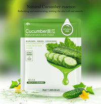 SADOER Natural Plant Sheet Face Mask – Moisturizing, Oil Control & Anti-Aging | 10pcs