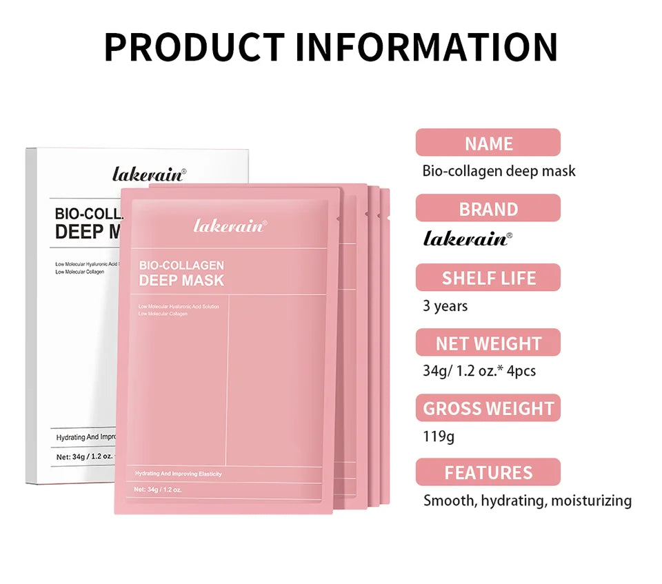 Bio-Collagen Deep Hydrogel Mask – Overnight Hydration, Pore Minimizing & Firming | ibcccndc