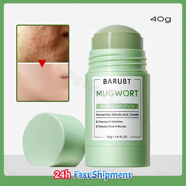 Jaysuing Cleansing Mask Stick – Mugwort, Alaska Volcano & More | Pore Minimizer & Acne Treatment 40g