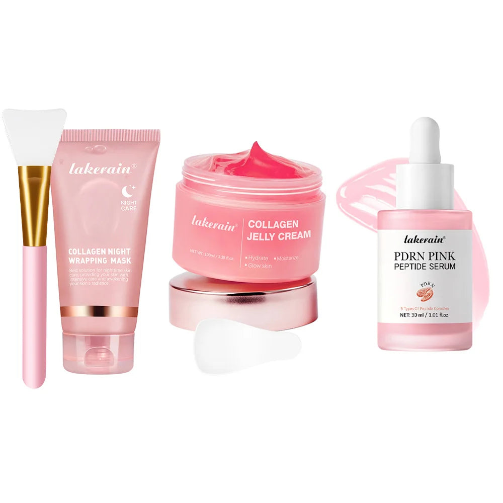 Collagen Night Wrapping Peel-Off Face Mask – Anti-Aging, Firming & Deep Hydration Overnight Skin Treatment for All Skin Types (75ml)