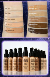 Air Cushion CC Cream Foundation | Oil Control, Matte, Full Coverage, Waterproof | 10 Shades