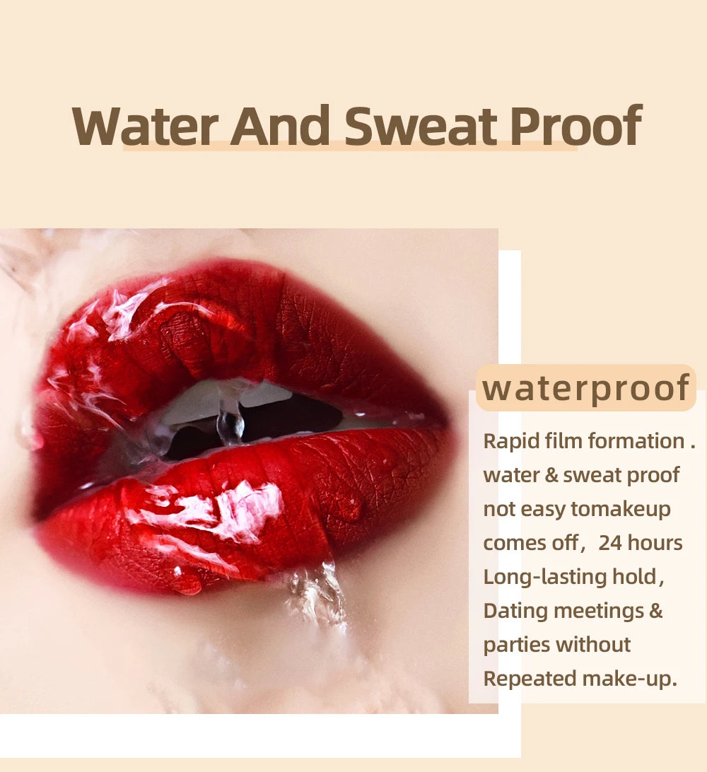 QiBest Velvet Matte Lipstick - Waterproof Long-Lasting Lip Tint