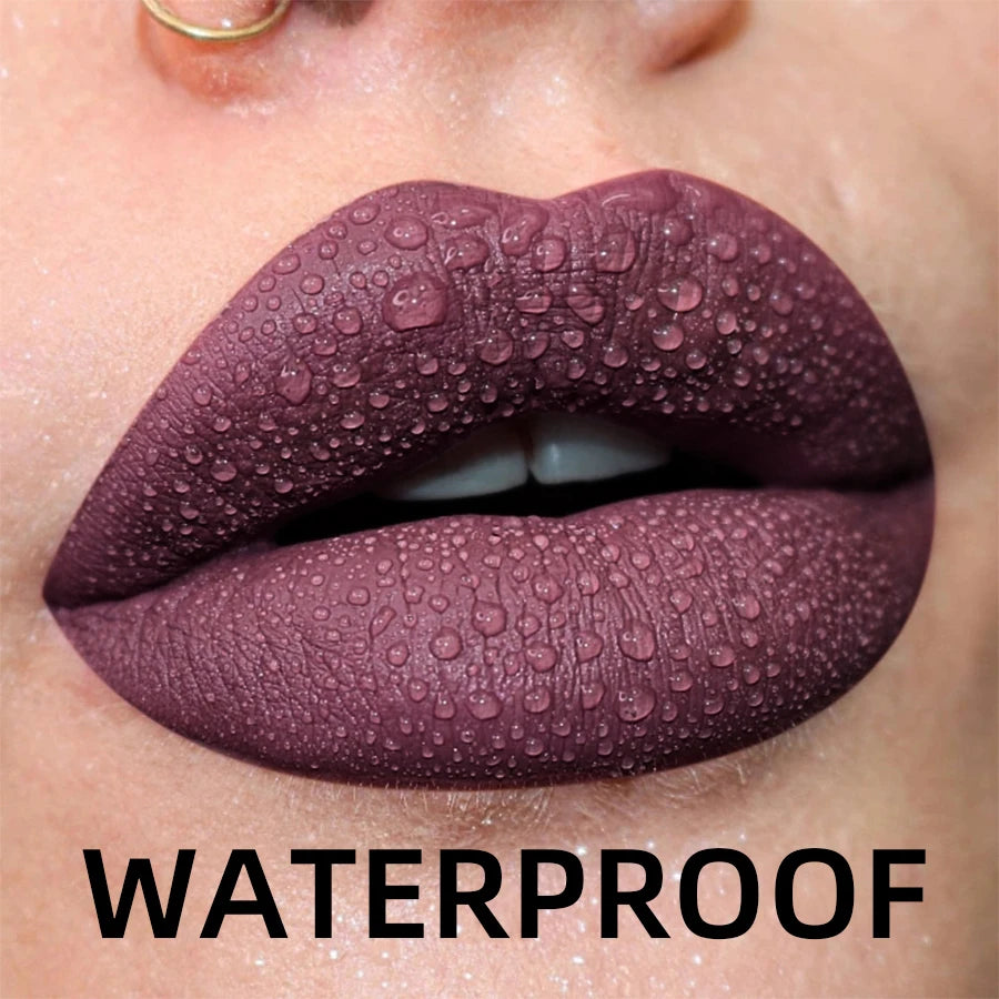 Velvet Matte Lip Gloss - Waterproof Long-Lasting Lip Tint