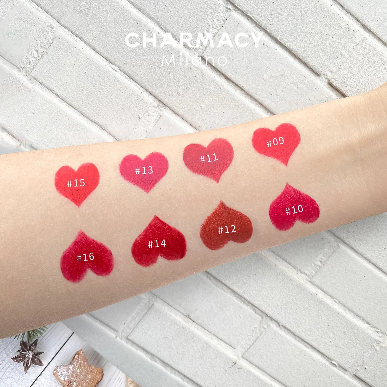 CHARMACY Luxury Velvet Lipstick - Moisturizing Long-Lasting Color