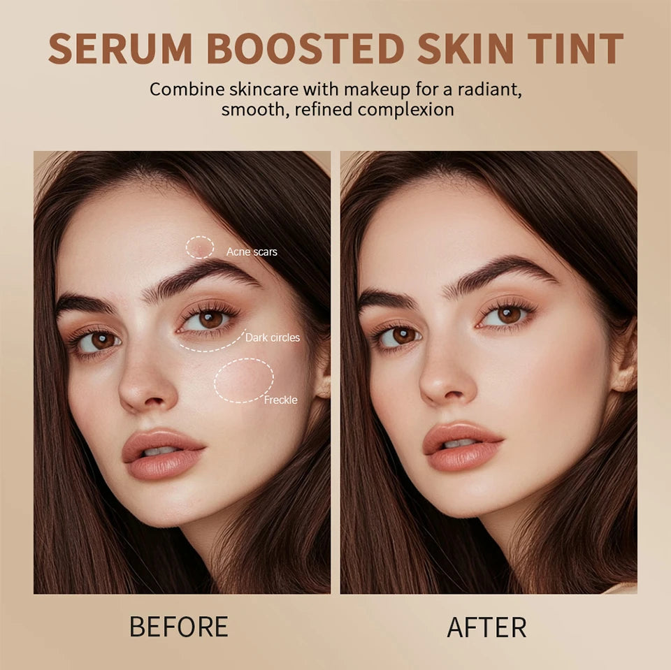 Skin Tint Foundation Stick Concealer Serum High Coverage Travel Bronze Sunblock