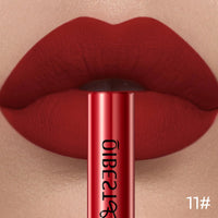 QiBest Velvet Matte Lipstick - Waterproof Long-Lasting Lip Tint