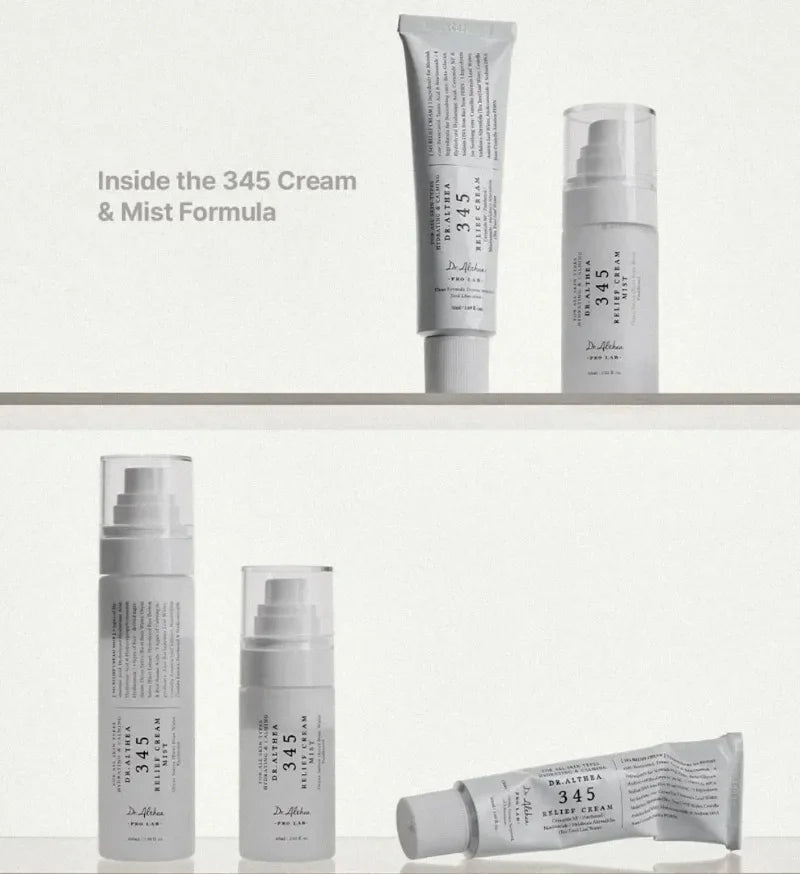 Dr. Althea 345 Face Cream Korean Skincare Skin-softening Moisturize FaceCream Gentle Repairing Suitable for Sensitive