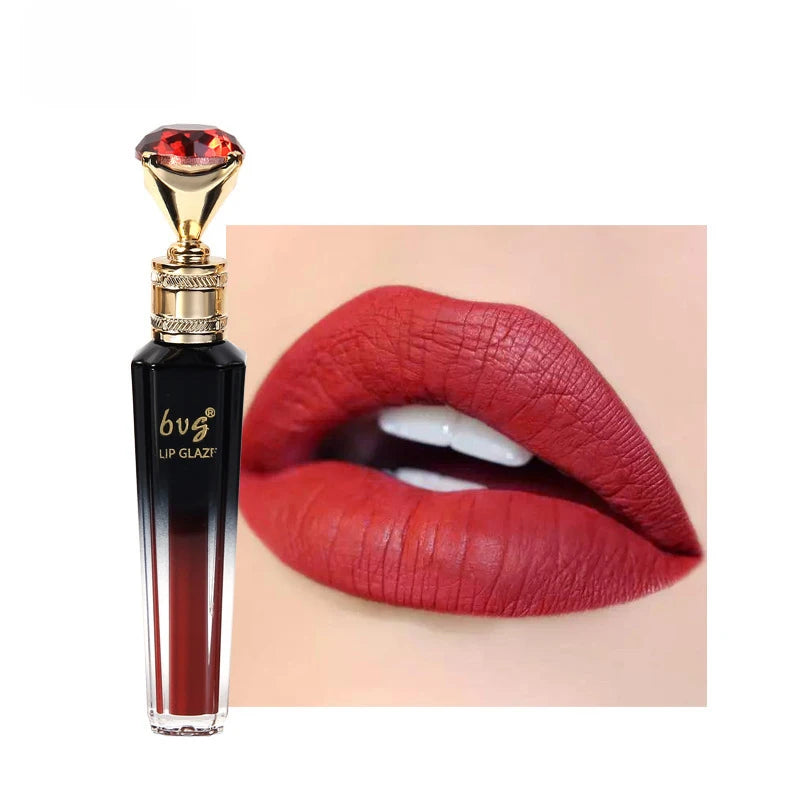Diamond Velvet Lip Gloss - Waterproof Long-Lasting Shine