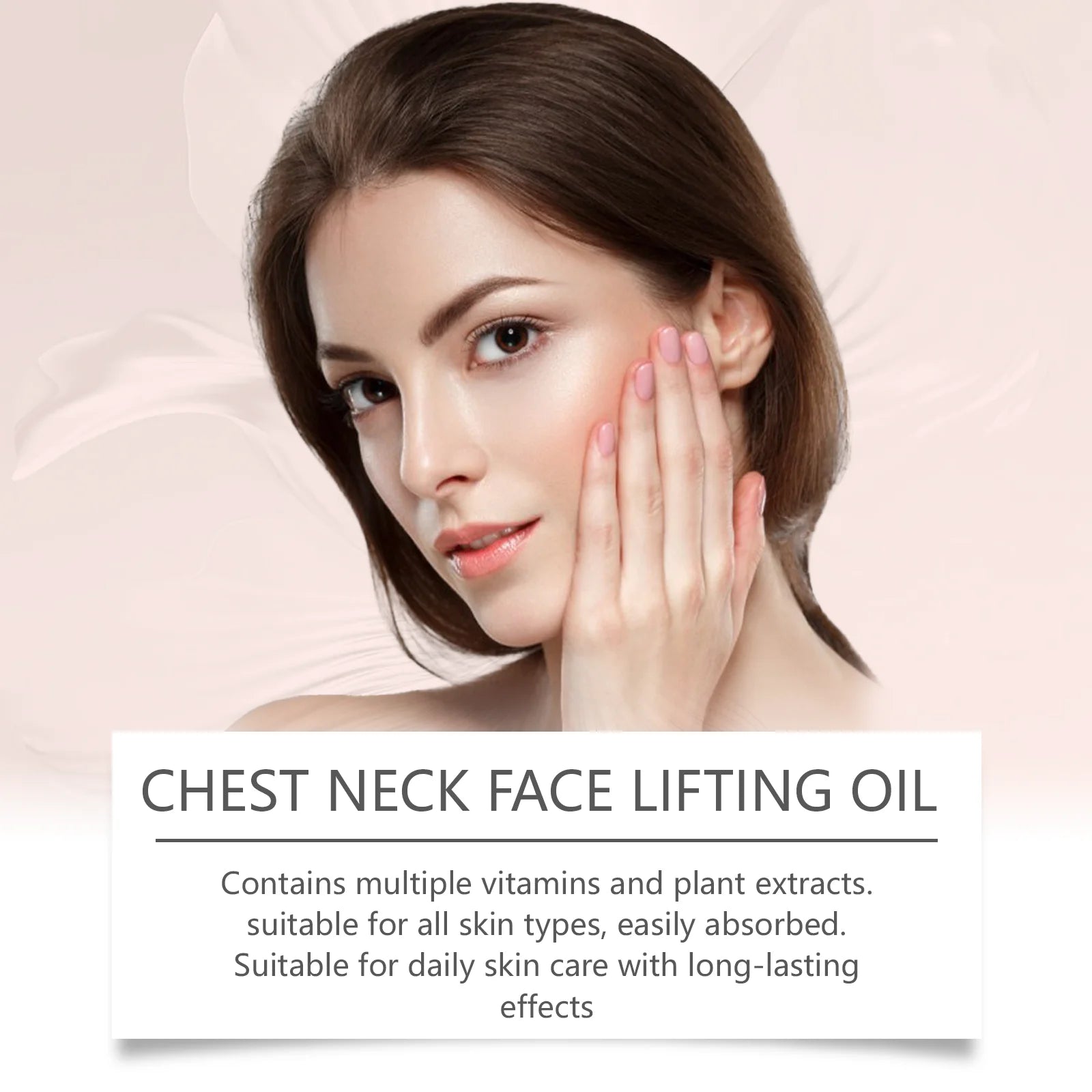 Chest Neck Face Lifting Oil Efficient Nourishment Deeply Nourish the Skin Moisturizing Oil Boost Radiance Winter Skincare