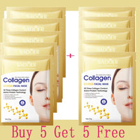 PWYUMAN Collagen Anti-Wrinkle Facial Mask – Anti-Aging, Brightening & Deep Moisturizing | All Skin Types