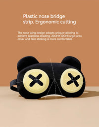 Cute Sleep Eye Mask – Light Blocking, Breathable & Comfortable for Kids & Adults