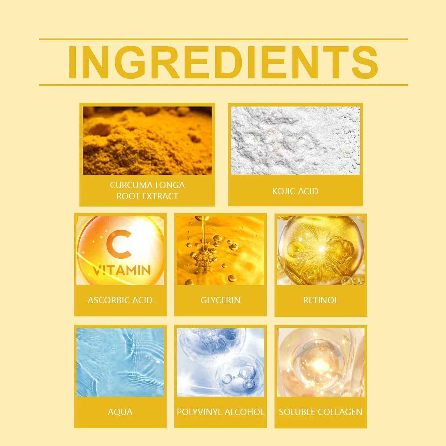 HOYGI Kojic Acid & Turmeric Overnight Peel-Off Face Mask – Anti-Aging, Brightening & Pore-Minimizing Treatment for Women (75g)