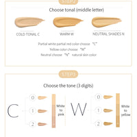 XMSJ 2-in-1 Liquid Foundation & Concealer | Waterproof, Oil Control, Matte Finish | 40ml | 17 Shades
