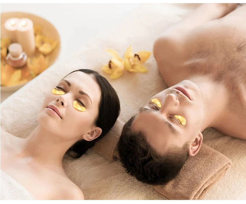 Crystal Gold Collagen Eye Patches – Anti Dark Circles, Puffiness & Moisturizing