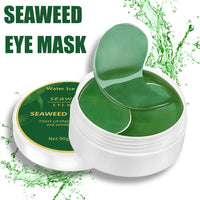 Seaweed Hyaluronic Acid Eye Masks — 60 Pcs Collagen Eye Patch for Dark Circles & Firming