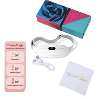 Menstrual Heating Pad with Vibration Massager – Wireless Abdominal & Waist Cramp Relief Belt
