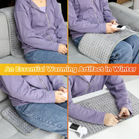 Electric Heating Pad for Back, Abdomen & Waist Pain Relief – EU/UK/US Plug, 9 Heat Levels