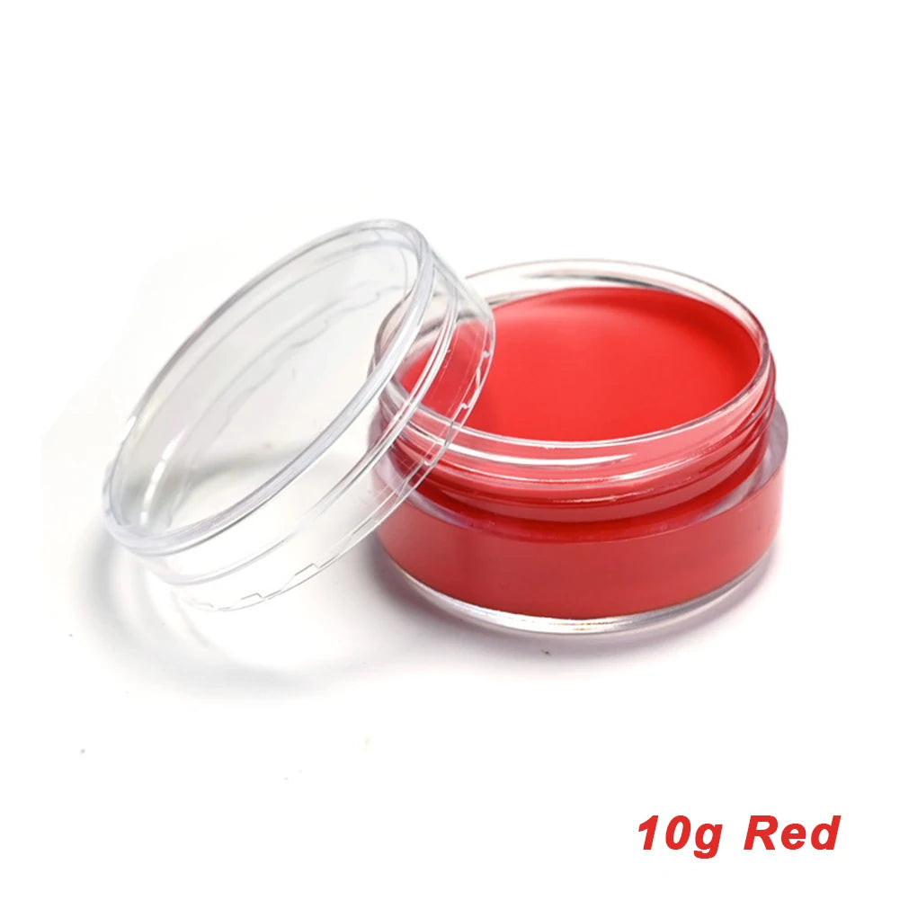 LAIKOU Face & Body Paint – Non-Toxic Halloween, Cosplay & Stage Makeup in White, Black & Red (3g / 10g / 50g)