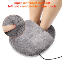 USB Foot Warmer Heating Pad – Constant 45–55°C, Washable Velvet Cover, Soft Plush Foot Heater