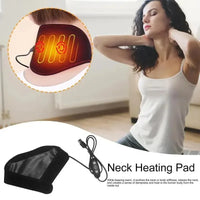 USB Neck & Shoulder Heating Pad – 5 Heat Levels & 5 Massage Modes, Wearable Heated Neck Wrap