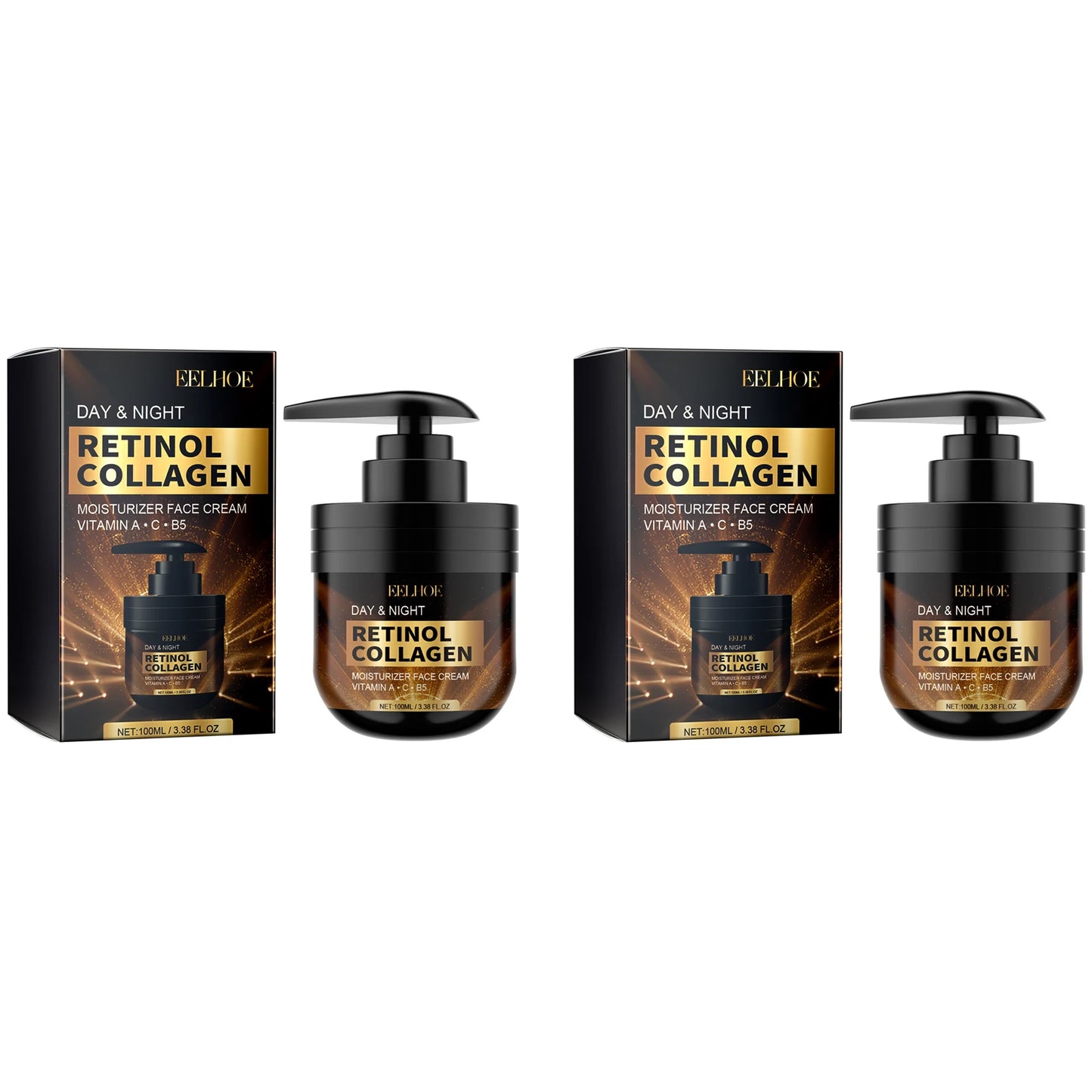 EELHOE Retinol & Collagen Anti-Aging Face Cream – Firming, Brightening & Dark Spot Fader (100ml)