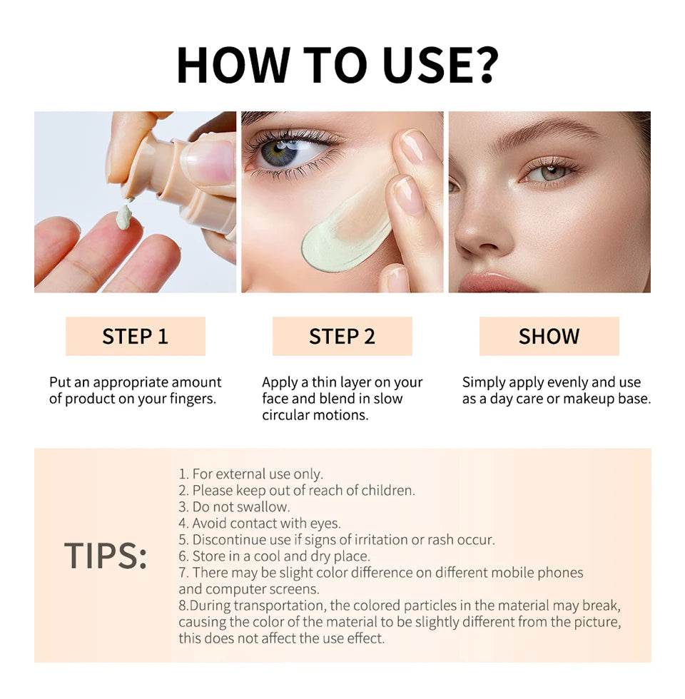 4-in-1 Color Changing Foundation – SPF30, Concealer, Moisturizer & Even Skin Tone | Buyer's Choice