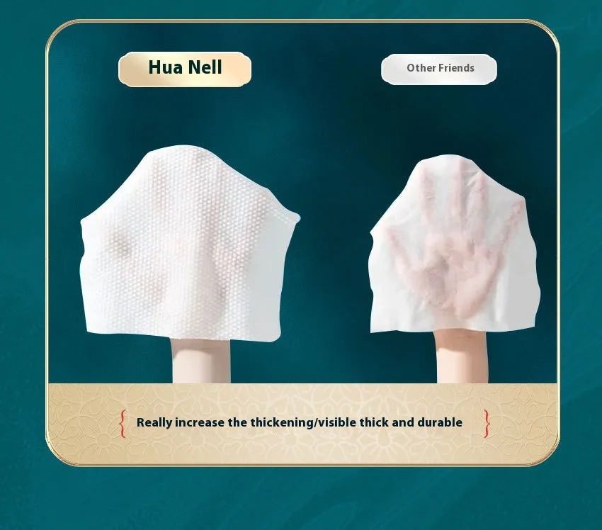 Hanging Disposable Face Towel Roll – Extractable Lyocell & Viscose Makeup Remover Wipes for Home & Beauty Salon (20x25cm)