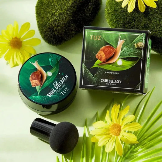 Snail Collagen BB Cream – Brightening, Moisturizing & Waterproof Foundation