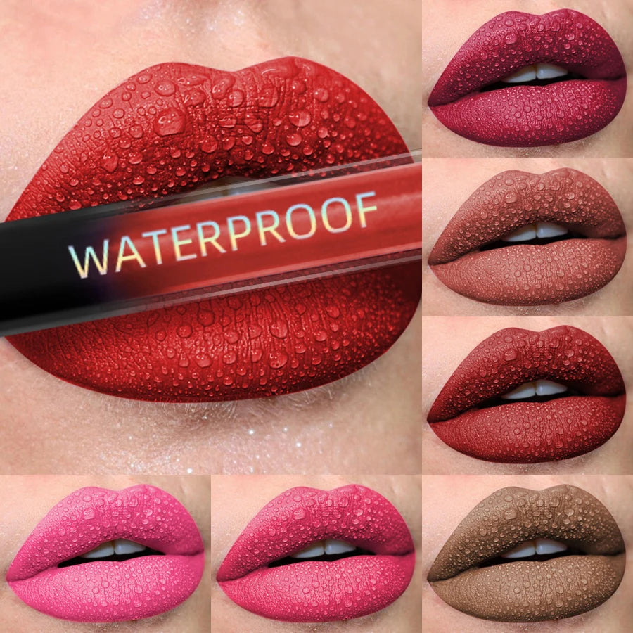 Velvet Matte Lip Gloss - Waterproof Long-Lasting Lip Tint