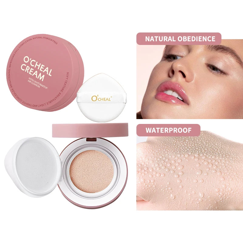 O'CHEAL CC Cream Cushion Foundation – Lightweight, Long-Lasting Concealer with SPF (15g)