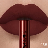 QiBest Velvet Matte Lipstick - Waterproof Long-Lasting Lip Tint